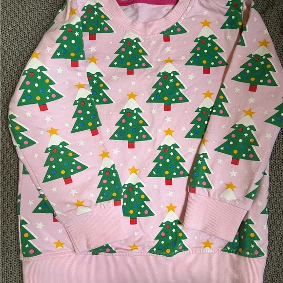 Other - Girls Pink Christmas Tree Sweatshirt